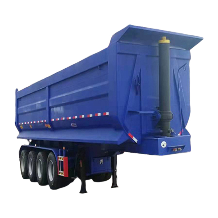 4 axle 70T-90T U type dump trailer